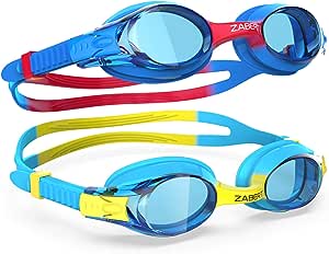 نظارات سباحة للأطفال من زابريت مضادة للتسرب ومضادة للضباب